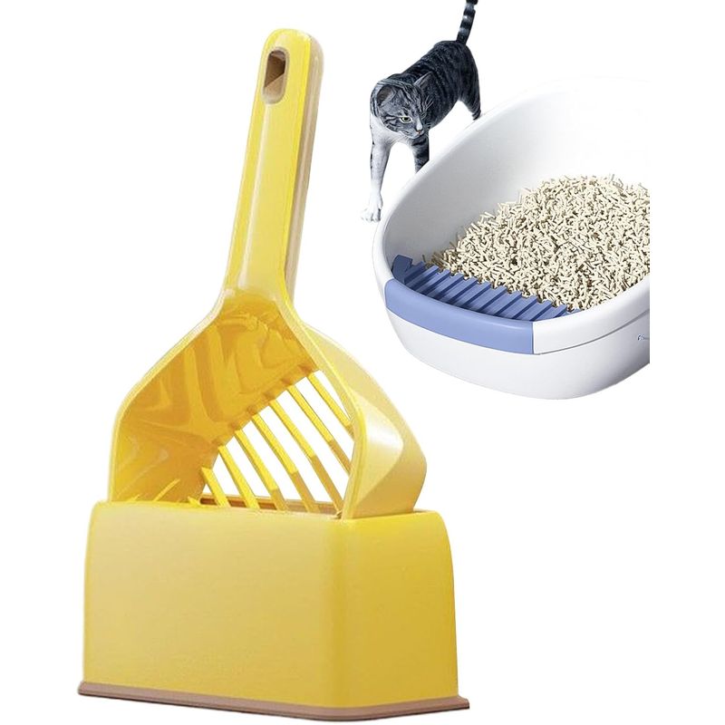 Pelle à litière pour chat avec base