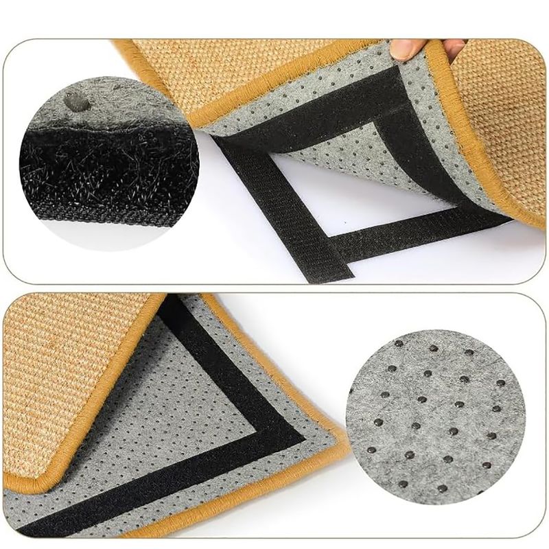 Qinhul Tapis à gratter en sisal pour chat
