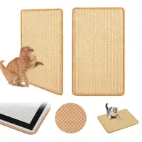 Qinhul Tapis à gratter en sisal pour chat