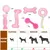 Qinhul Jouets à mâcher pour chiens
