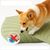 Qinhul Tapis rafraîchissant en forme de feuille pour chats et chiens