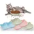 Qinhul Gamelle multifonctionnelle en plastique pour chat