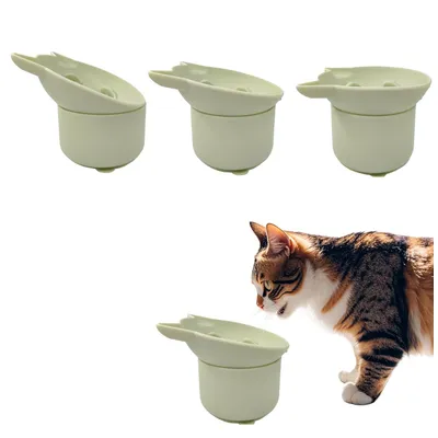 Qinhul Silicone High Seat Angle Angle Cat Bowl