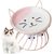 Qinhul Gamelle surélevée en céramique pour chat