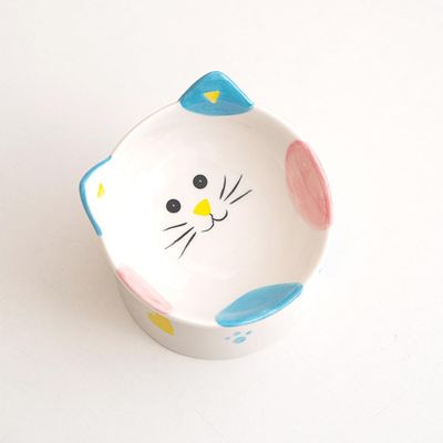 Qinhul cuenco de cerámica para gatos