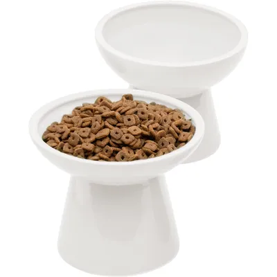 Qinhul Bol de nourriture et bol d'eau pour chat