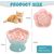 Qinhul Gamelle Slow Food en forme de fleur pour chat