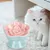 Qinhul Gamelle Slow Food en forme de fleur pour chat