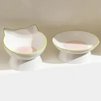 Qinhul Gamelle surélevée en céramique pour chat