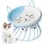 Qinhul Gamelle surélevée en céramique pour chat