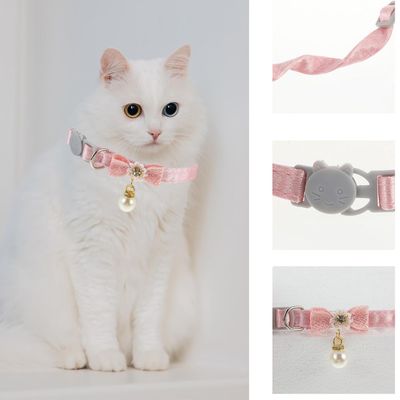 Qinhul Collar de perlas con forma de gato