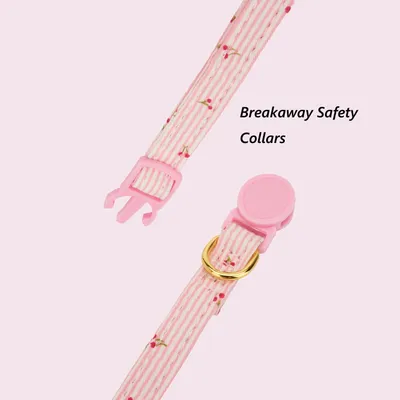 Collier pour chat avec nœud et clochette