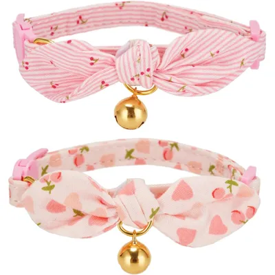 Collier pour chat avec nœud et clochette Collier pour chat avec nœud et clochette
