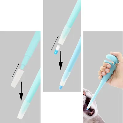 Qinhul Distributeur de médicaments pour chats et chiens