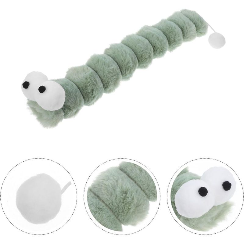 Qinhul Jouet en peluche pour chat en forme de souris