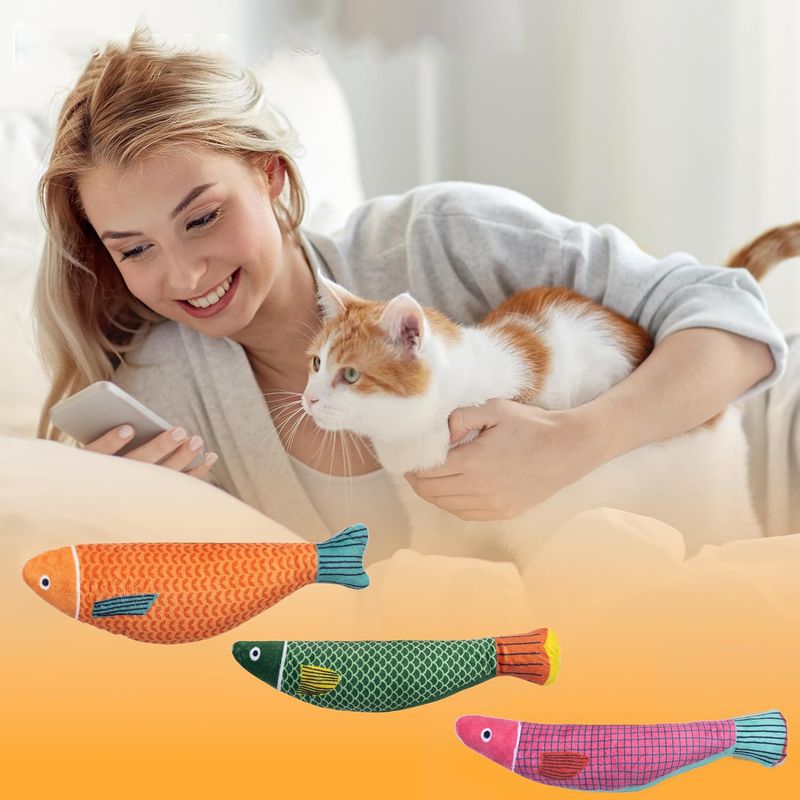 Qinhul Jouets à l'herbe à chat