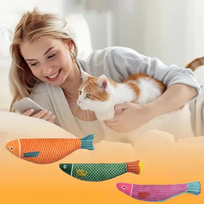 Qinhul Jouets à l'herbe à chat