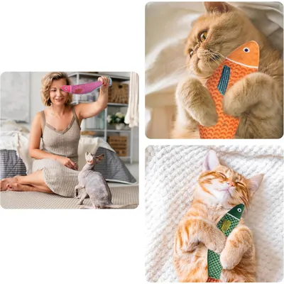 Qinhul Jouets à l'herbe à chat