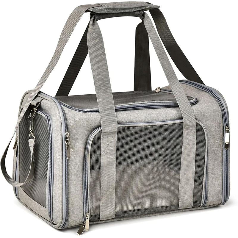 Qinhul Sac à dos à bandoulière pour chat