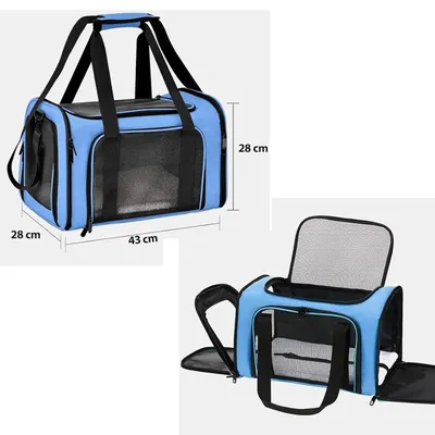 Qinhul Sac de transport pliable pour chat