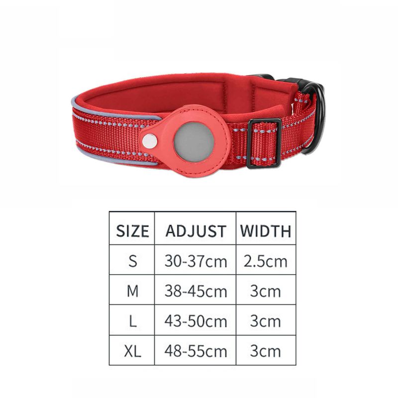 Qinhul Collier de repérage réfléchissant pour chien