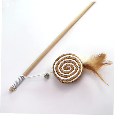 Qinhul Jouet en bois pour chat