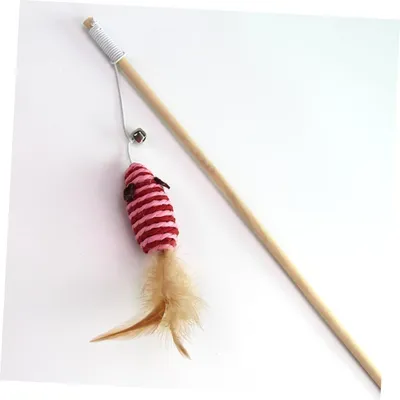 Qinhul Jouet en bois pour chat