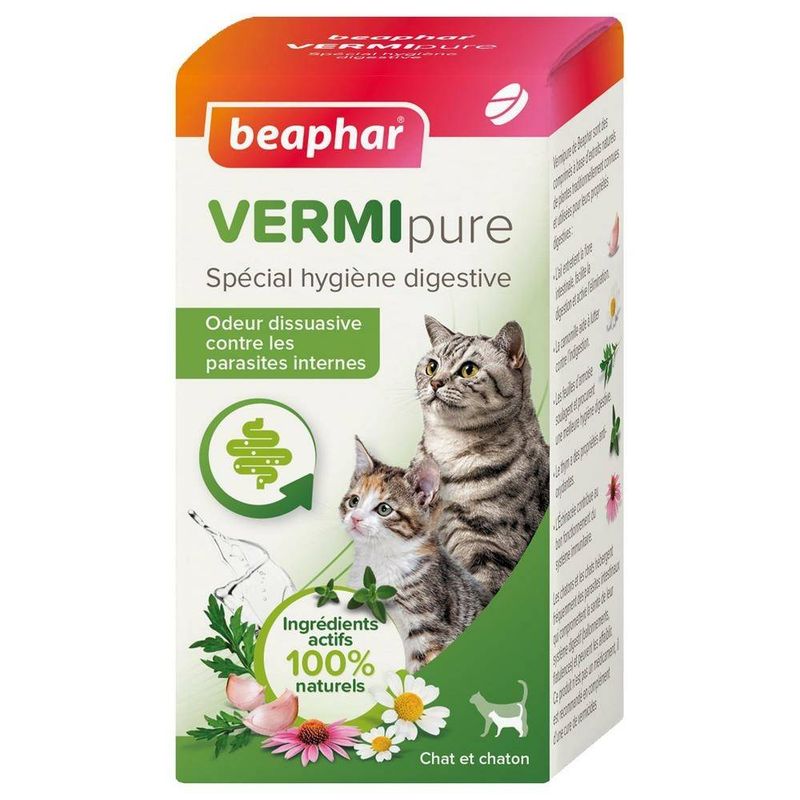 VERMIpure, comprimés aux plantes - Chat et Chaton | Beaphar