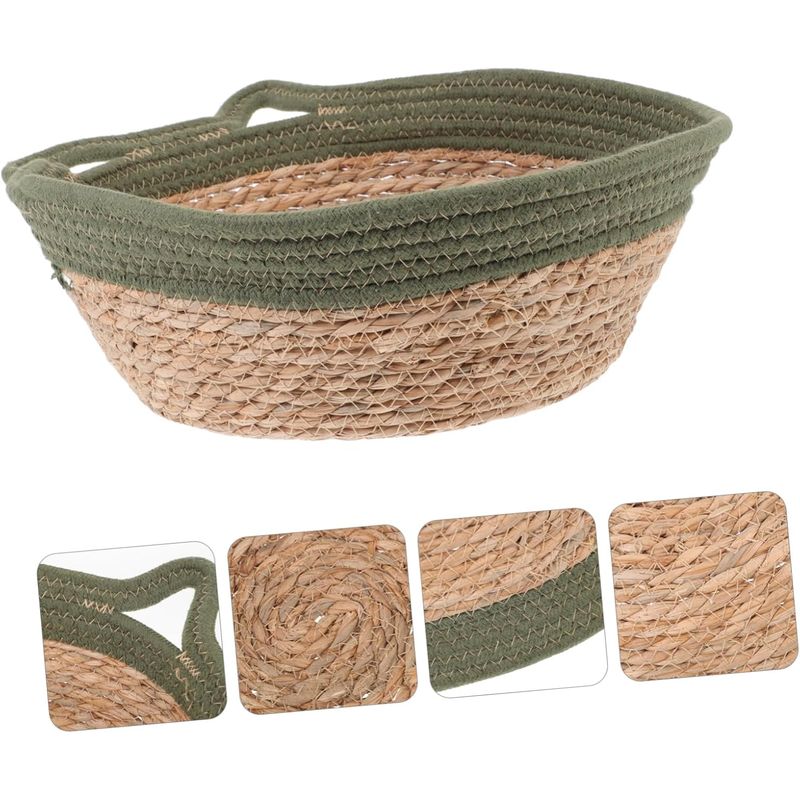Qinhul Lit pour chat en paille