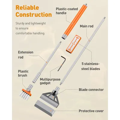 Grattoir à Algues pour Aquarium 2 en 1