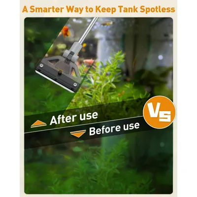 Grattoir à Algues pour Aquarium 2 en 1