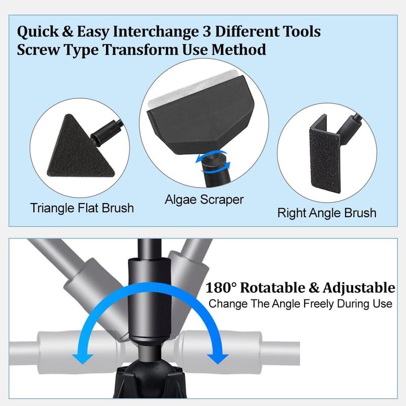 Kit de nettoyage pour aquarium