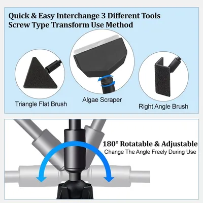 Kit de nettoyage pour aquarium