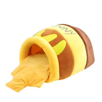 FurryFusion Niche pour chat forme pot de miel