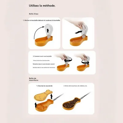 ZenPets Bouteille d'eau multifonctionnelle pour chien