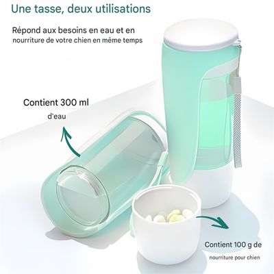 IntiMeg Bouteille d'eau 2 en 1 pour chien