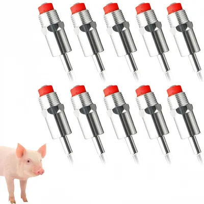 ZooVenture 10 Abreuvoirs Auto À Tétine Filtres Truies Porcelets