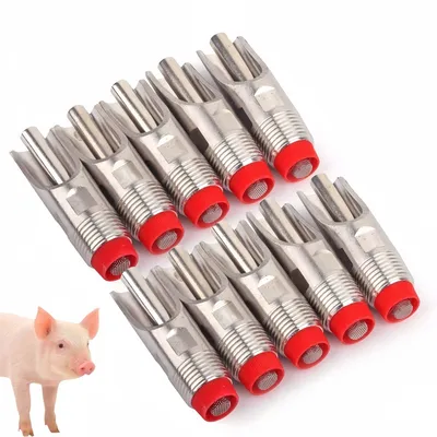 ZooVenture 10 Abreuvoirs Auto À Tétine Filtres Truies Porcelets