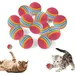 UAMLY Jouet interactif Balle arc-en-ciel pour chat