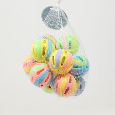 FurryFusion Lot de 12 boules colorées en forme de cloche pour chat