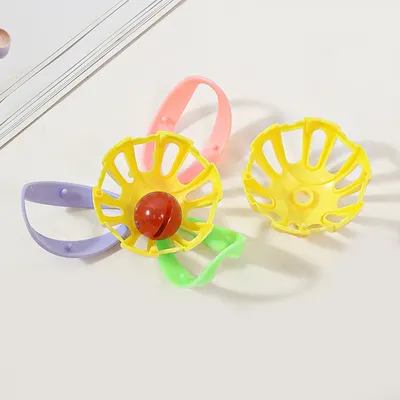 FurryFusion Lot de 12 boules colorées en forme de cloche pour chat