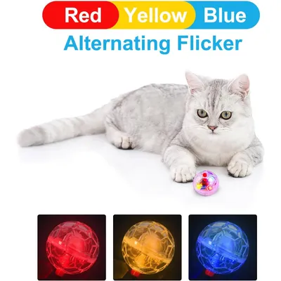 UAMLY Jouet pour chat, balle interactive à LED