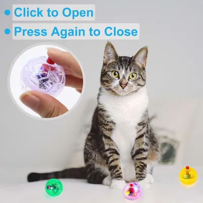 UAMLY Jouet pour chat, balle interactive à LED