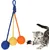 UAMLY Jouet pour chat en forme de boule de sisal suspendue