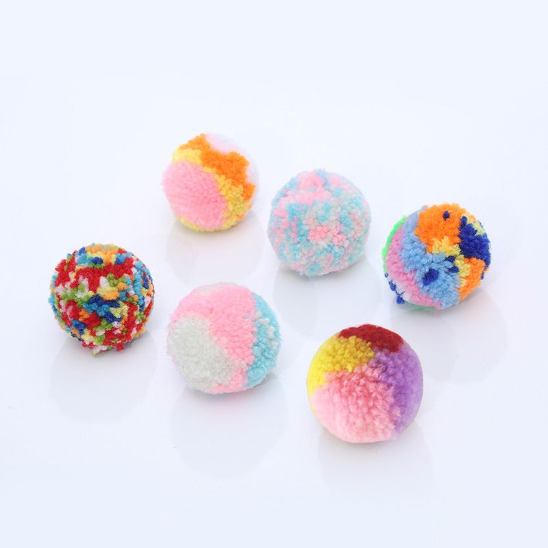 UAMLY Boules à pompons pour chat, jouet pour chat