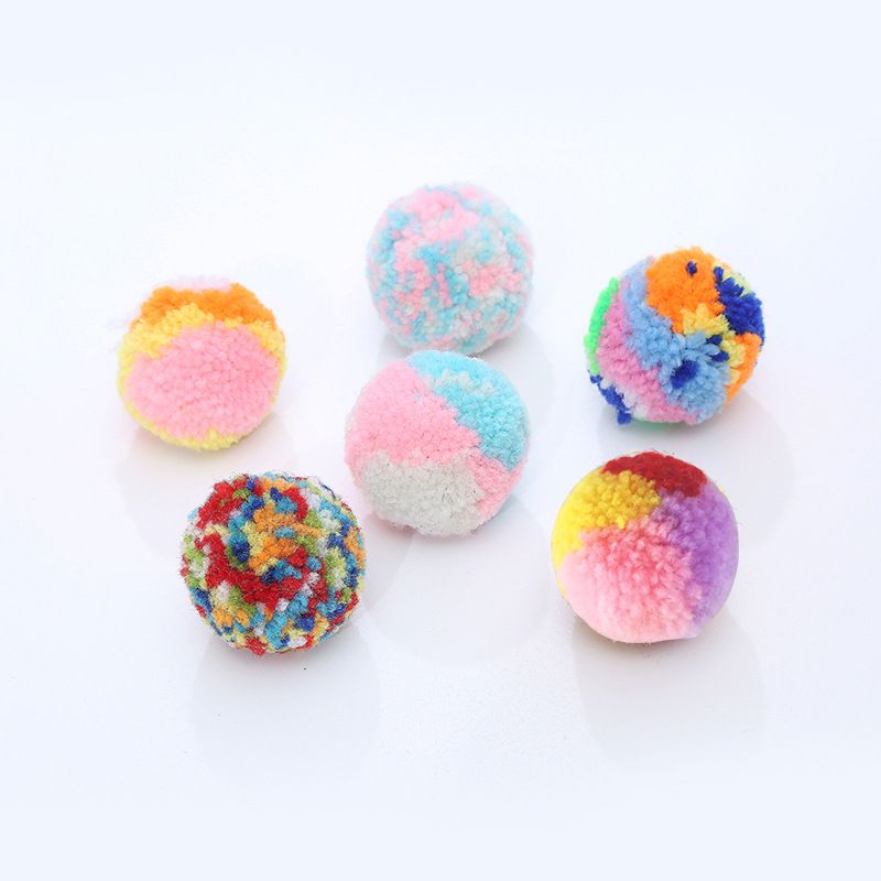UAMLY Boules à pompons pour chat, jouet pour chat