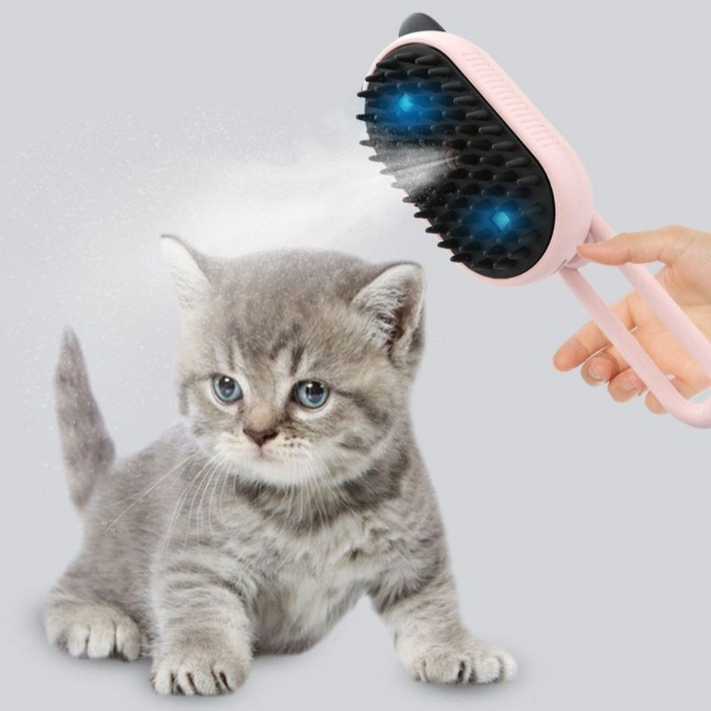 ZenPets Brosse à vapeur pour chien et chat