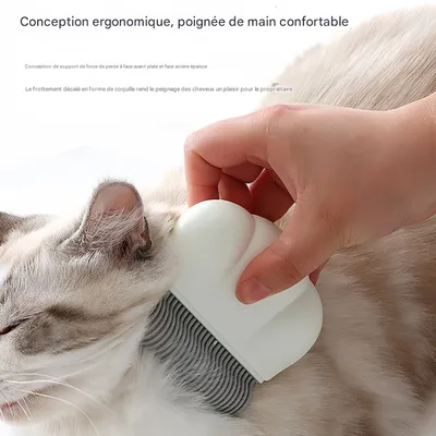 FurryFusion Brosse de massage pour chat