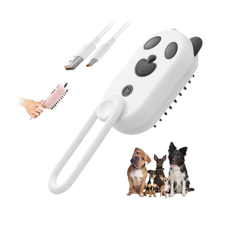 ZenPets Brosse à vapeur pour chien et chat