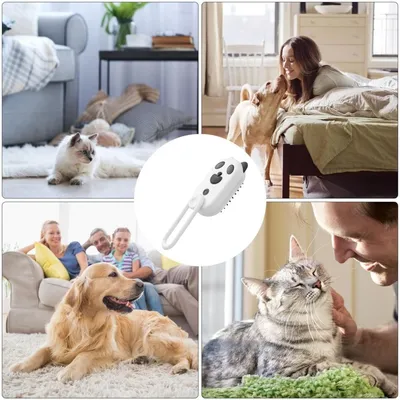 ZenPets Brosse à vapeur pour chien et chat